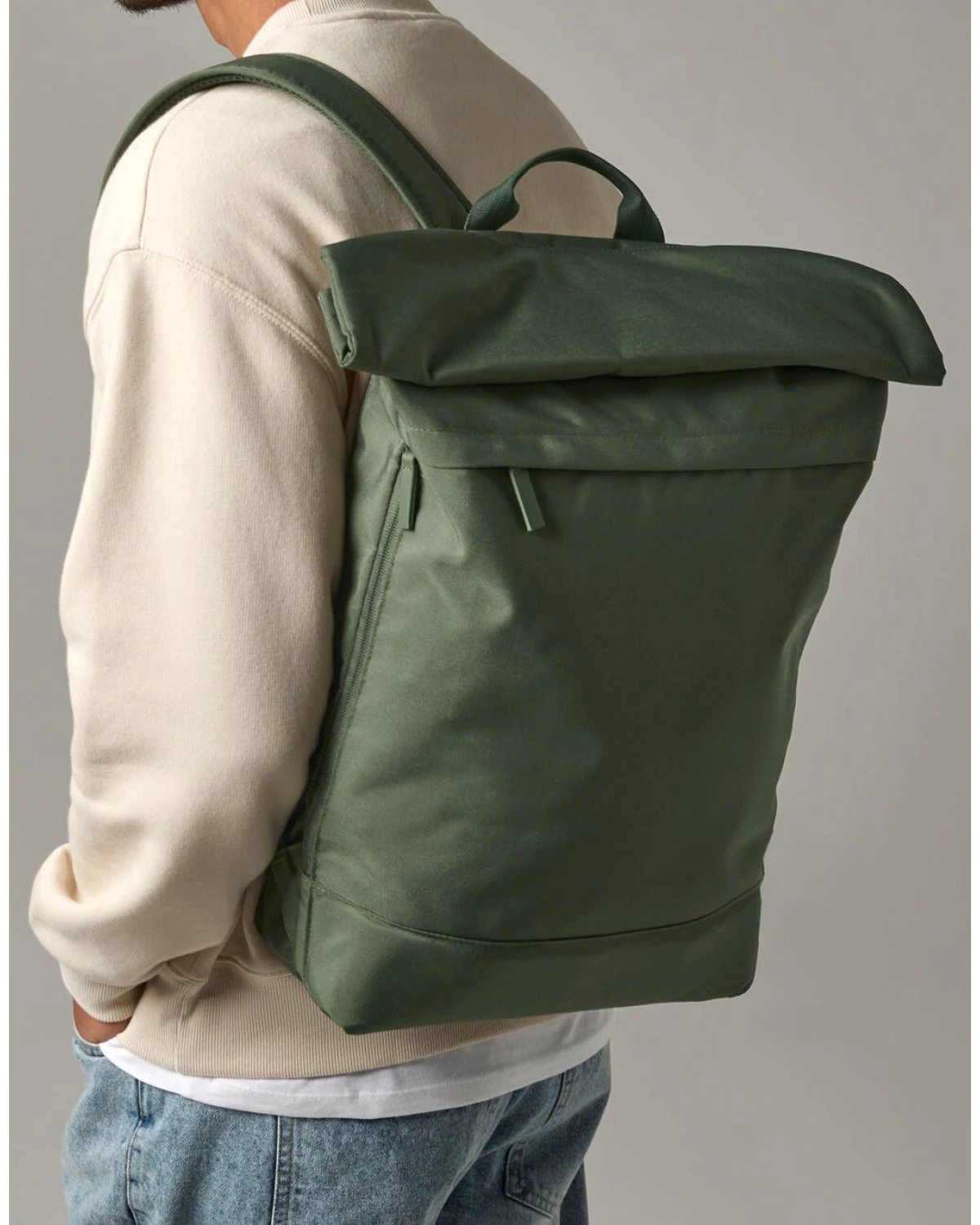 BagBase Classic Gym Sack – Lime Green, 11-Liter Water-Resistant Drawstring Bag, 45x33 Cm - View #3